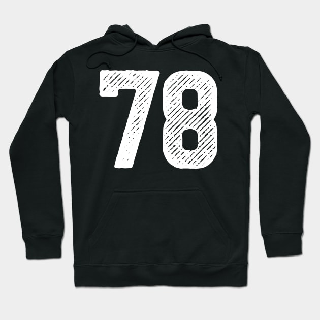 Seventy Eight 78 Hoodie by colorsplash